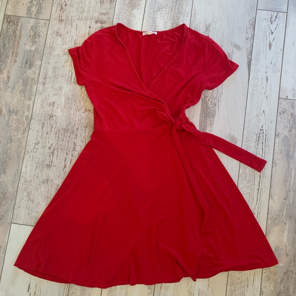 2x$15 Wrap T-shirt Dress